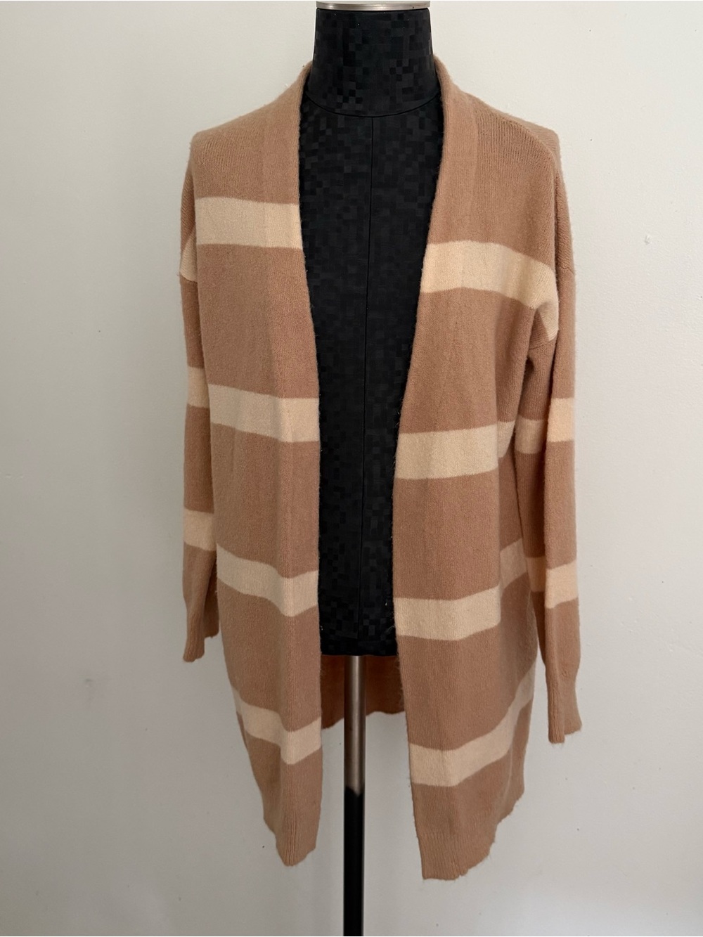 Sophie Rue Demeter Open Front Striped Long Line Cardigan